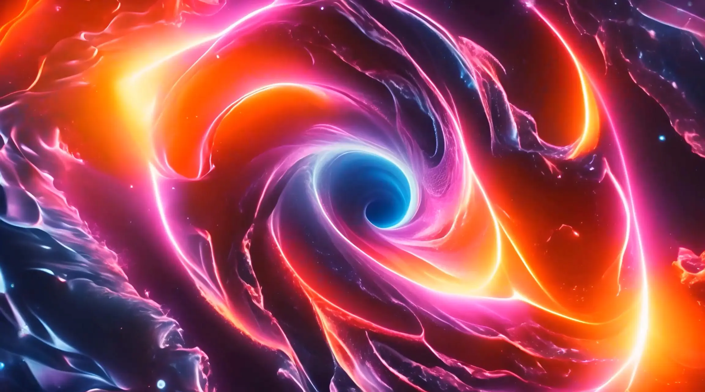 Nebular Blaze Vivid Space Energy Video Backdrop